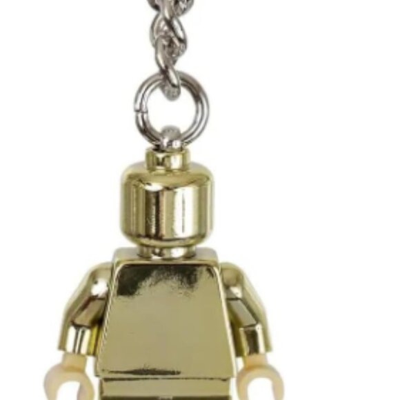 Gold LEGO Minifigure Keychain - Fun Accessory for Fans! - Picture 4 of 7